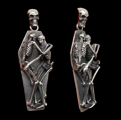 Couples Embrace Pendant + Chain