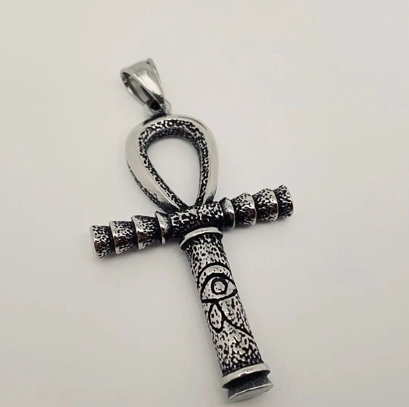 Ankh Scepter Pendant​ + Chain