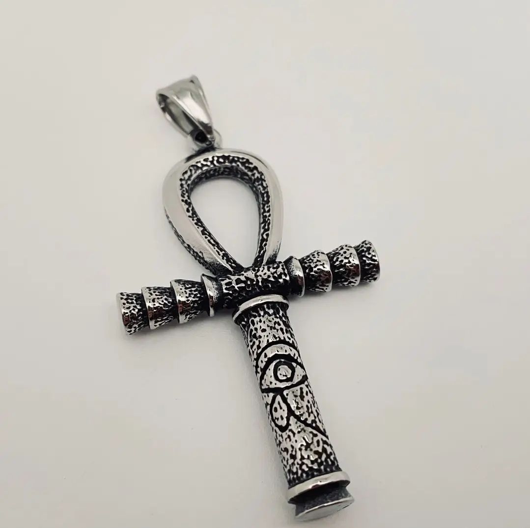Ankh Scepter Pendant​ + Chain