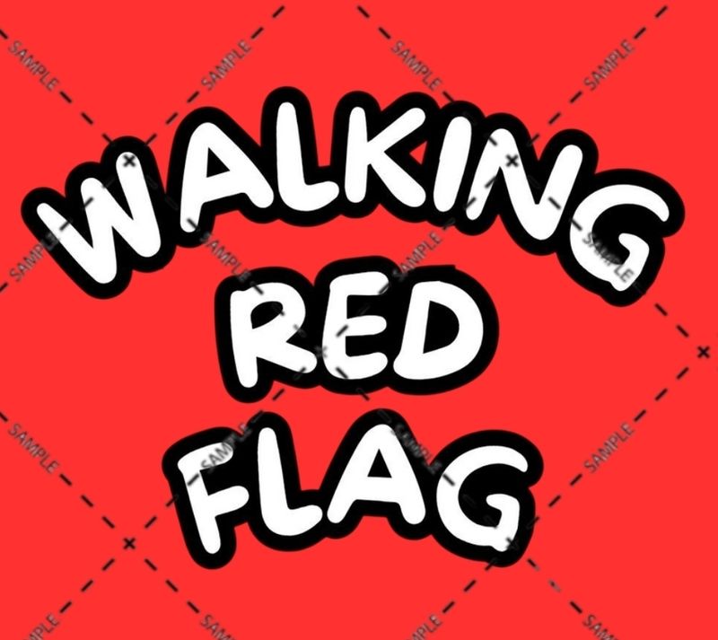 "Walking Red Flag" Shirt