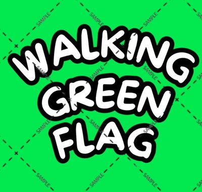 "Walking Green Flag" Shirt