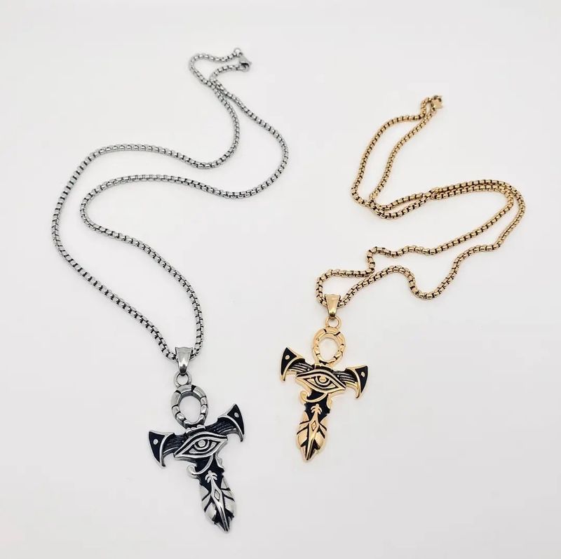 Eye of Horus Anka Cross + Chain