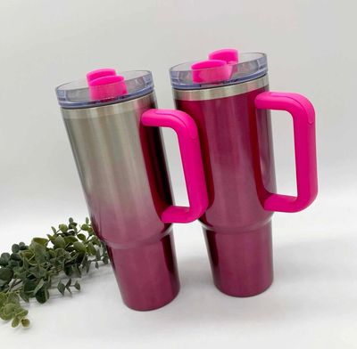 40 OZ SS Pink Tumblers