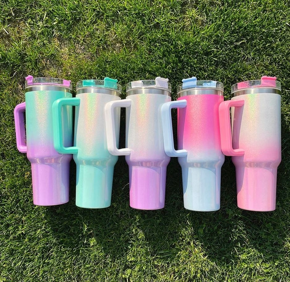 40 OZ Shimmering Ombre Tumblers