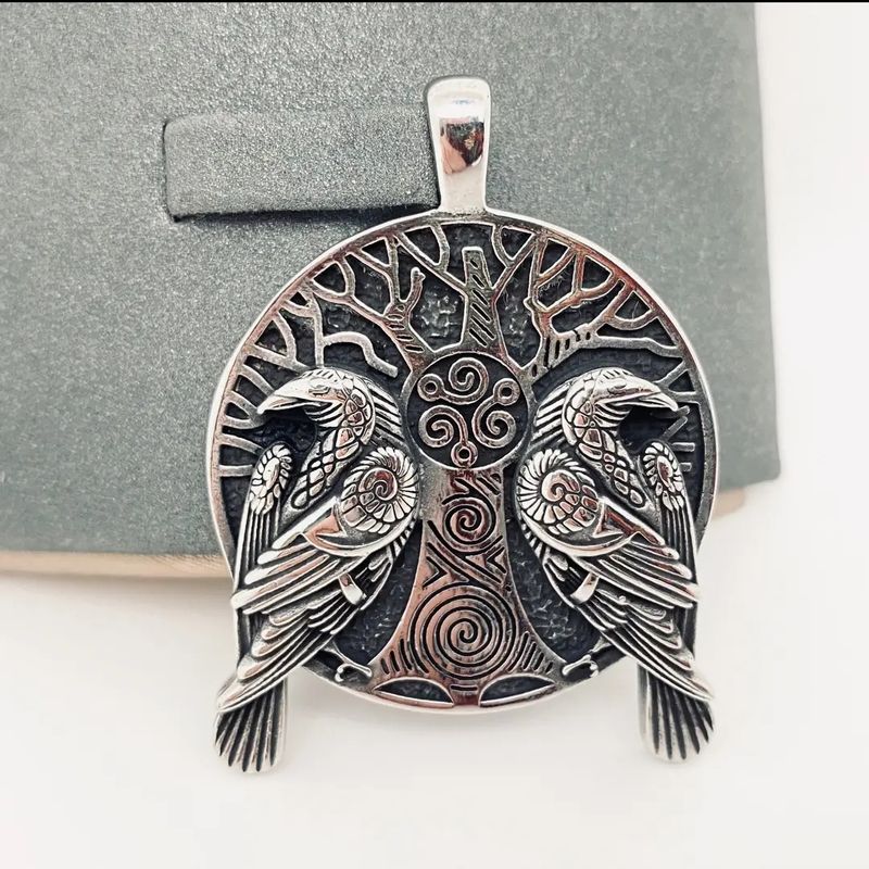 Celtic Crows &amp; Trees + Chain