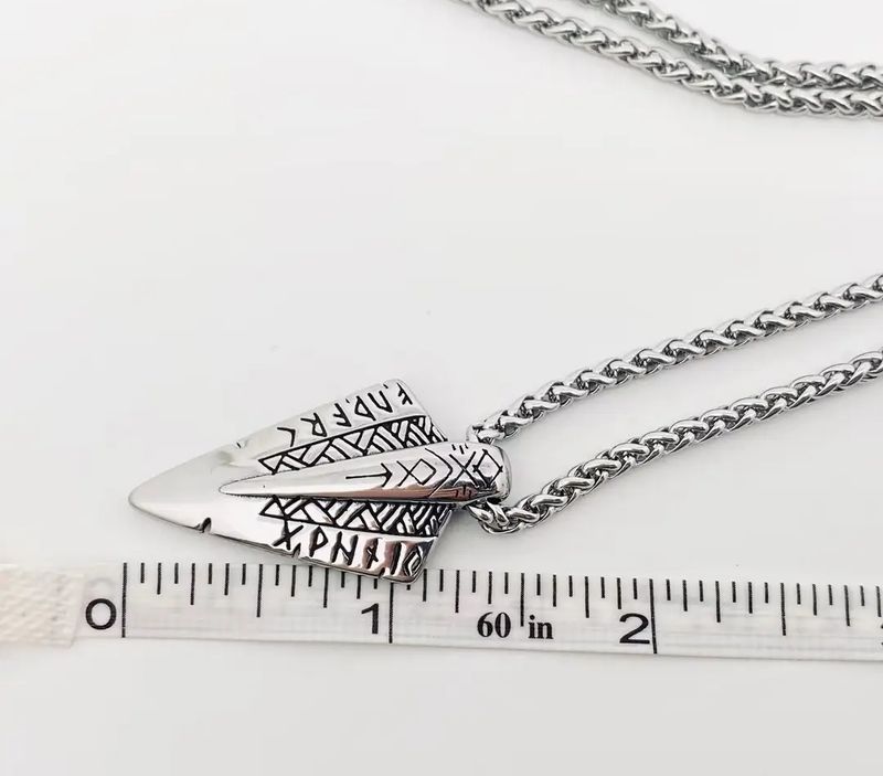 Viking Arrow Rune + Chain
