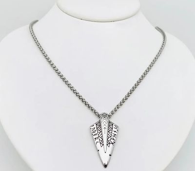 Viking Arrow Rune + Chain