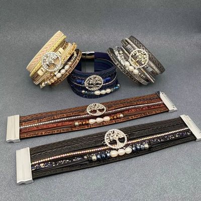 Love Mom Layered Bracelet