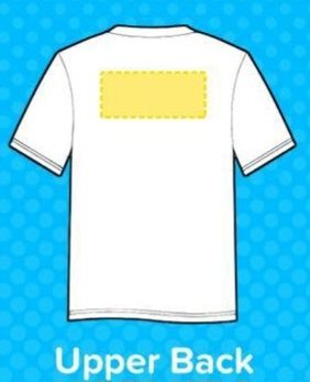 Custom Upper Back T-Shirt