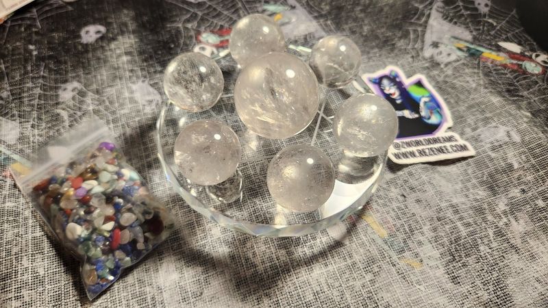 Clear Quartz Crystal Grid Set (10pc)