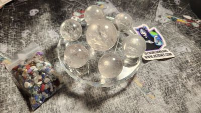 Clear Quartz Crystal Grid Set (10pc)