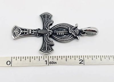 Egyptian Cross Pendant + Chain