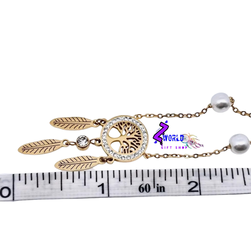 Double Layer Dreamcatcher Necklace