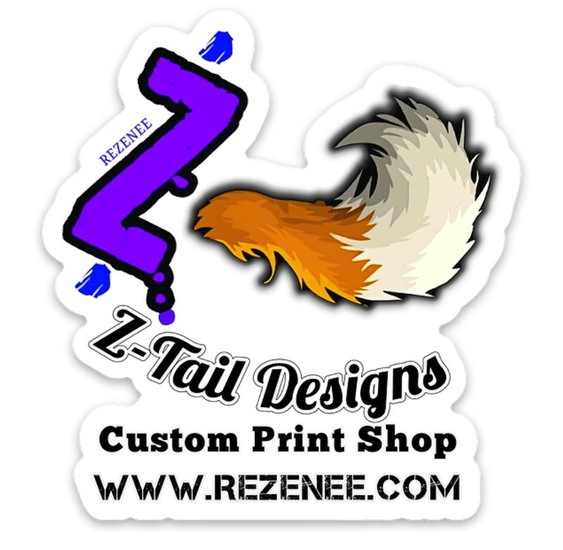 Z-Tail Logo Sticker