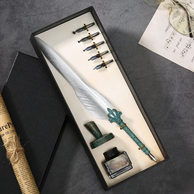 Feather Pen Set