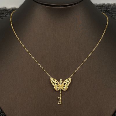 Hollow Butterfly Key + Chain