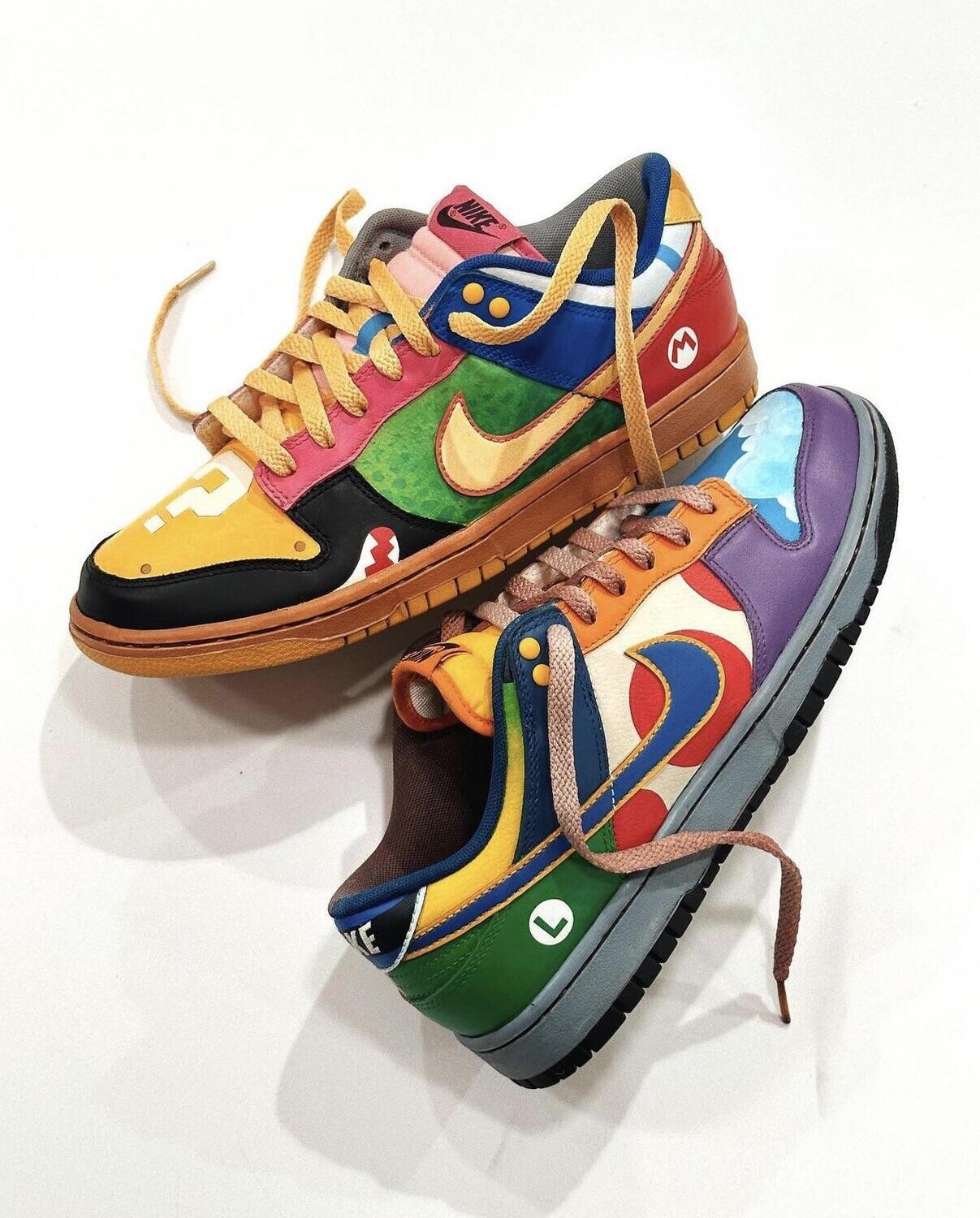 Nike Dunk Low What The Super Mario