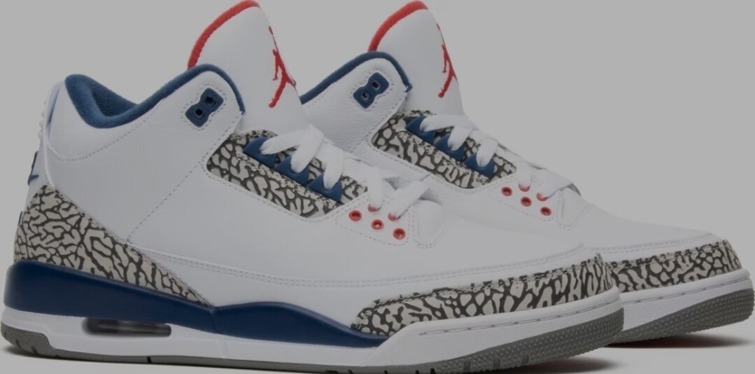 3 Retro True Blue