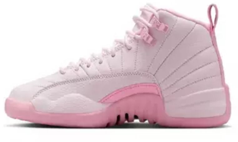 Jordan 12 Retro “Pearl Pink" Grade School Girl's Shoe