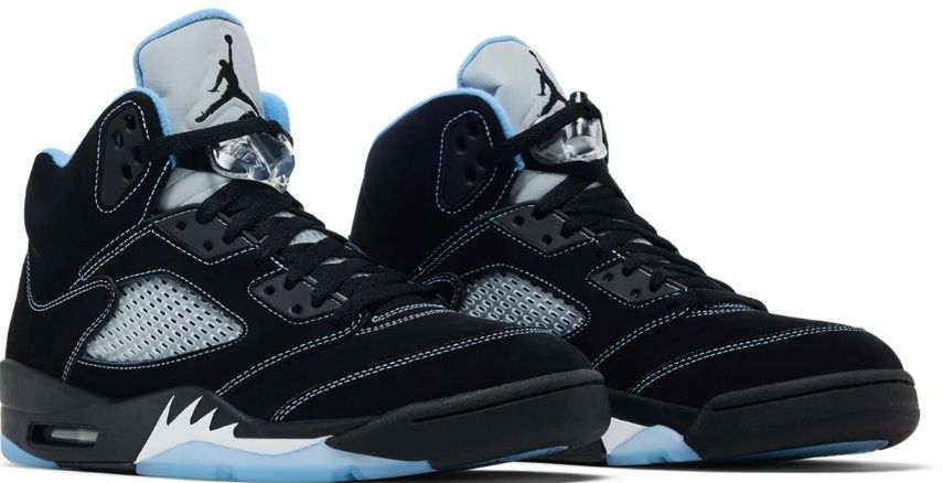  Air Jordan 5 Retro 'Black Carolina / UNC' 2026