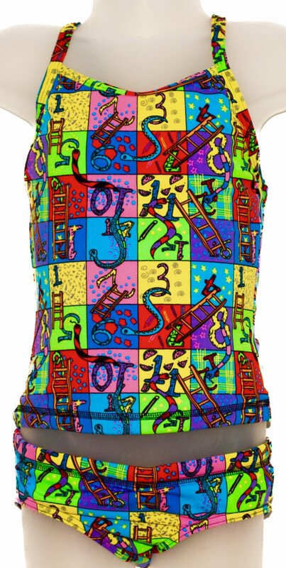 Funkita Girls- Tankini Brief Set- Slippery Snakes