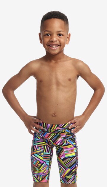 Funky Trunks- Boys Training Jammers- Strip Straps