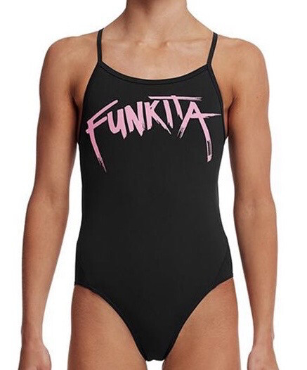 Funkita Girls- One Piece- Twisted Pink