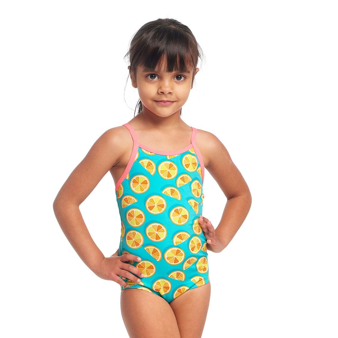 Funkita Girls- Printed One Piece- Lime Slice