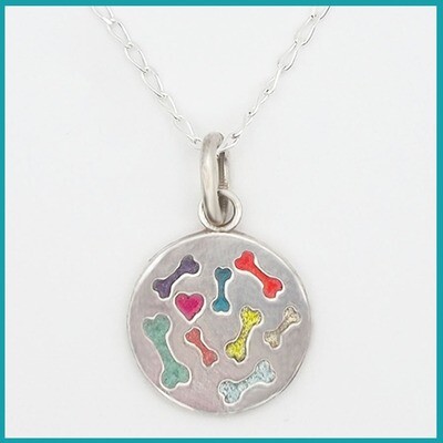 Cadena de #Huesitos, plata