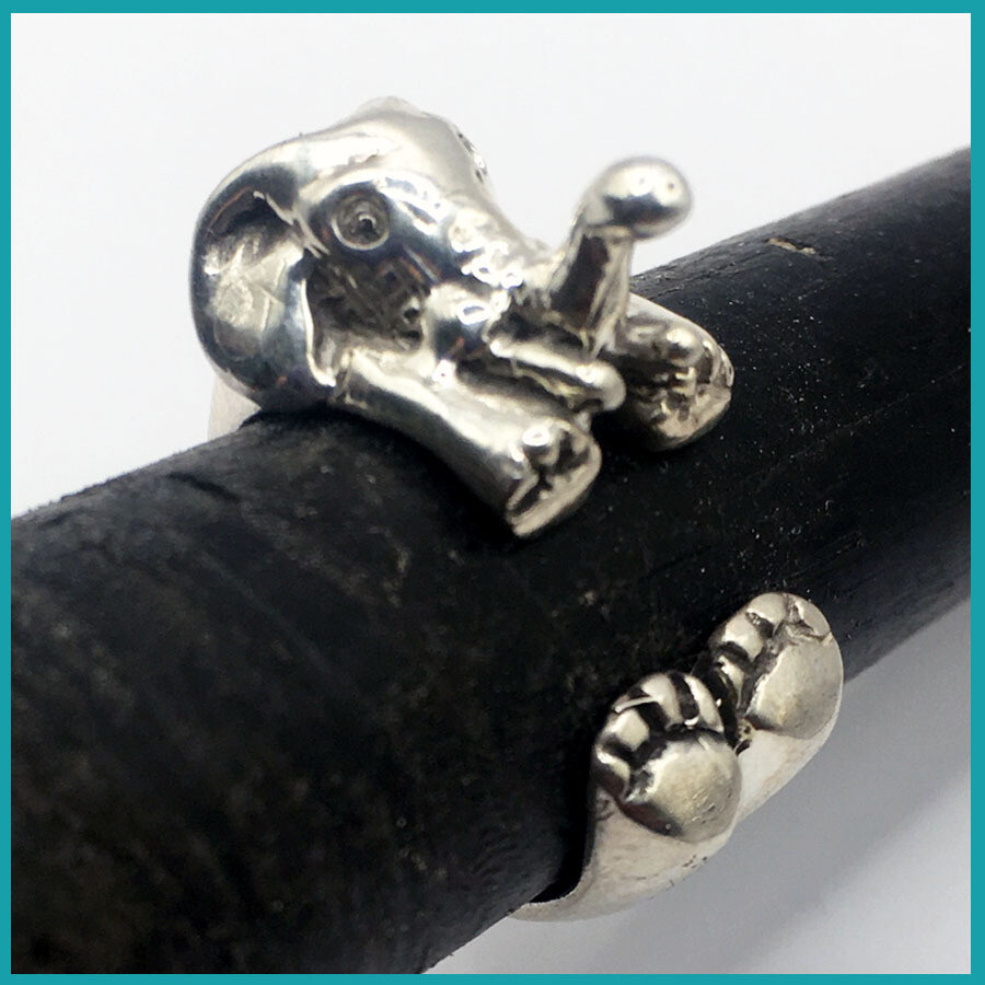 Anillo&quot;Elefantito&quot;, plata