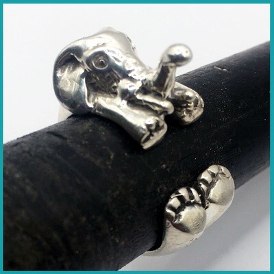 Anillo&quot;Elefantito&quot;, plata