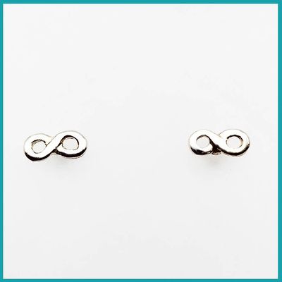 Broqueles &quot;Micro infinito Bebé&quot;, plata