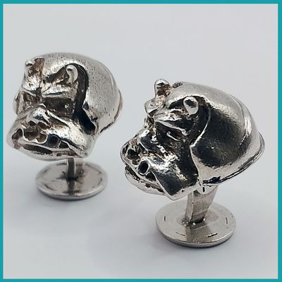 Mancuernas #Gamorrean plata
