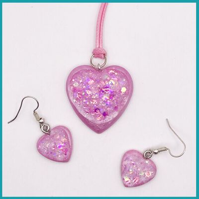 Conjunto #Corazón Brilla en la oscuridad