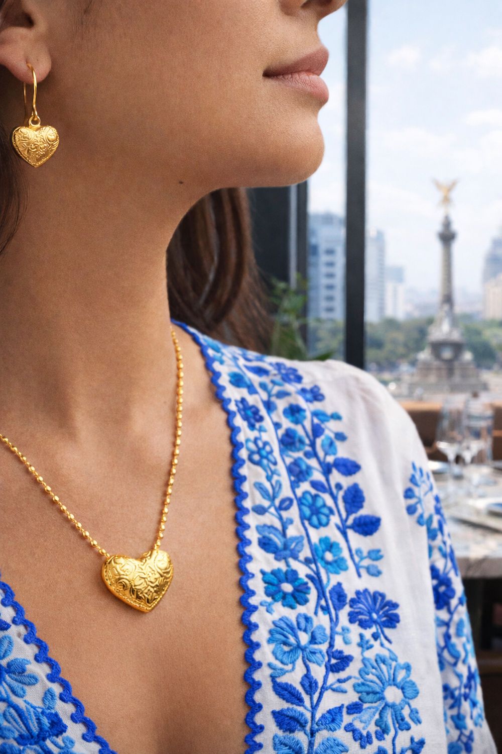 Cadena Corazón de alebrije