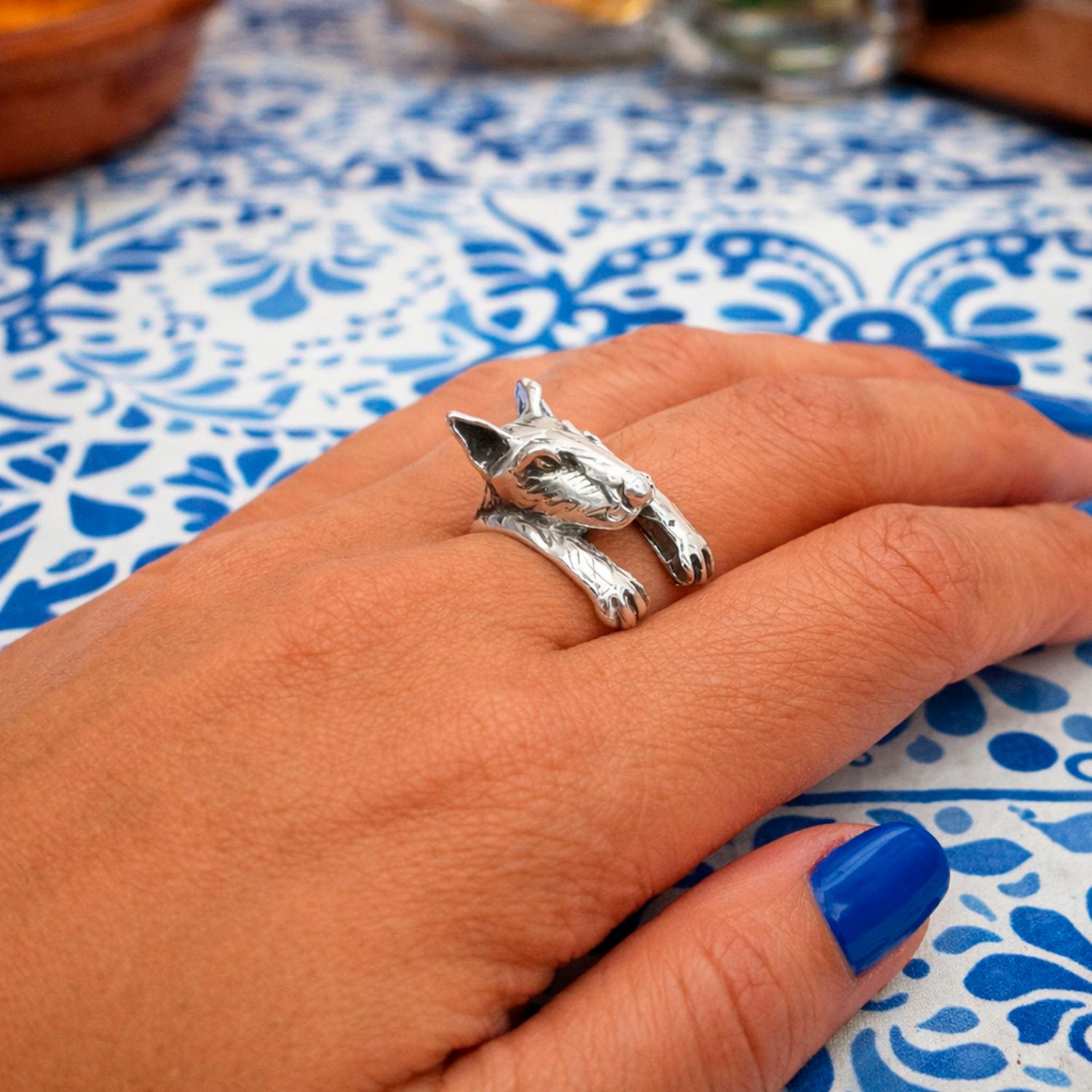 Anillo Perrito Bullterrier