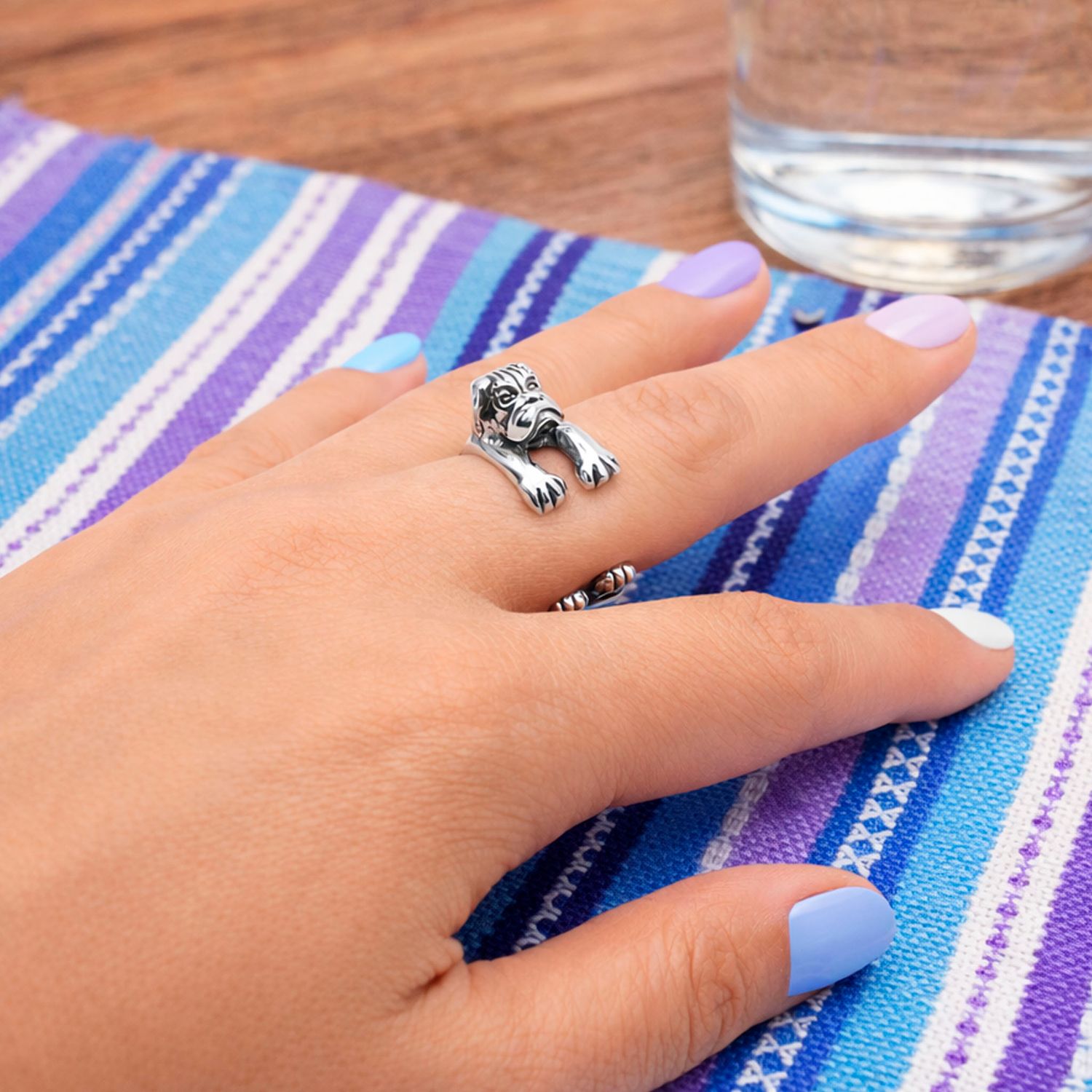 Anillo Perrito Bulldog