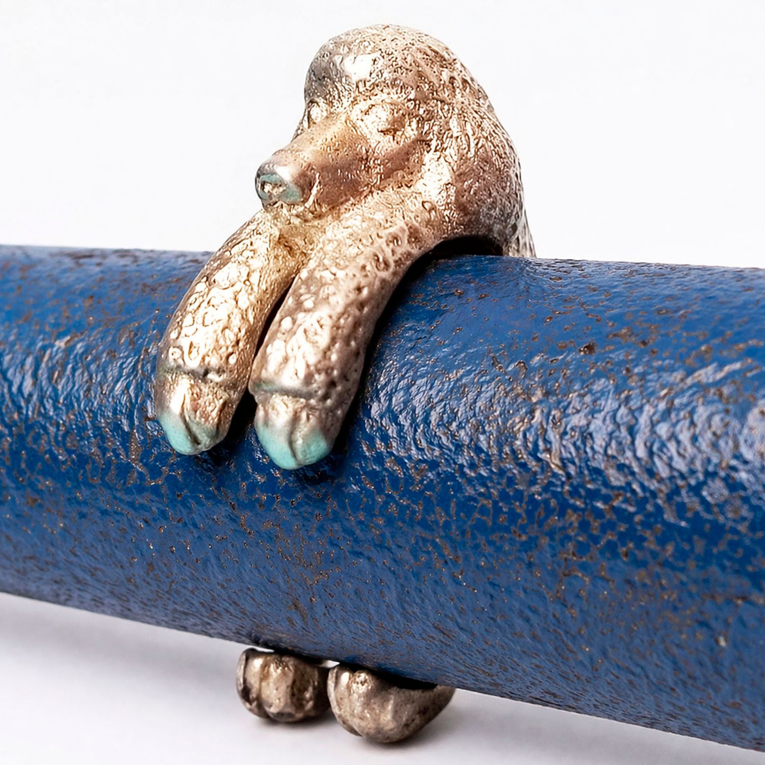 Anillo Perrito French Poodle gigante