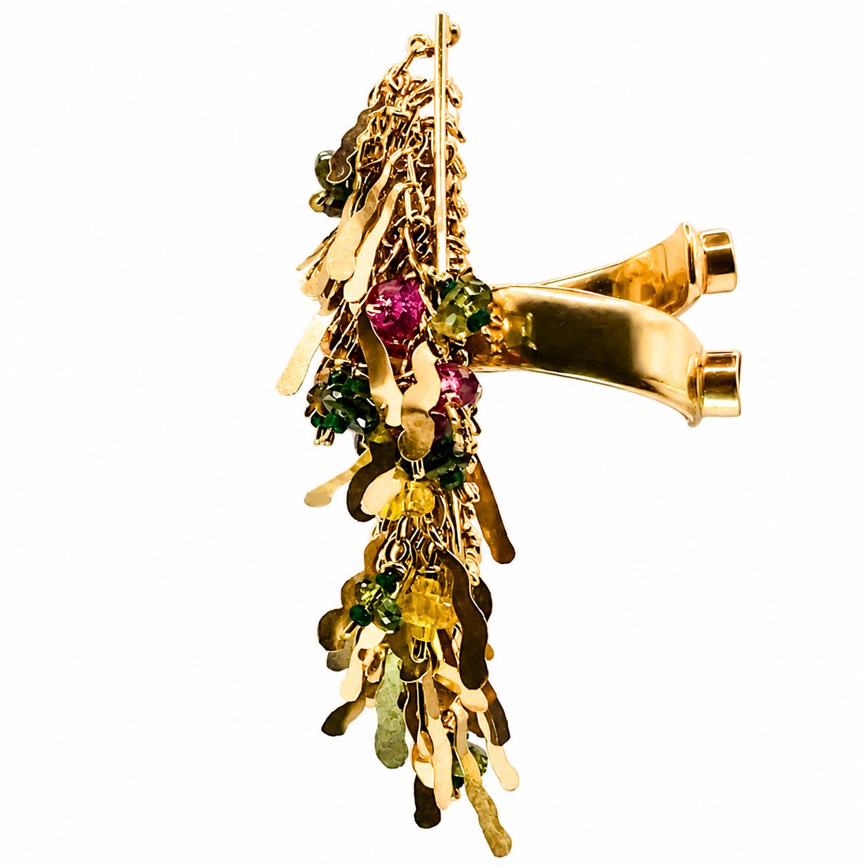 Anillo Cámara oculta, vermeil 24k