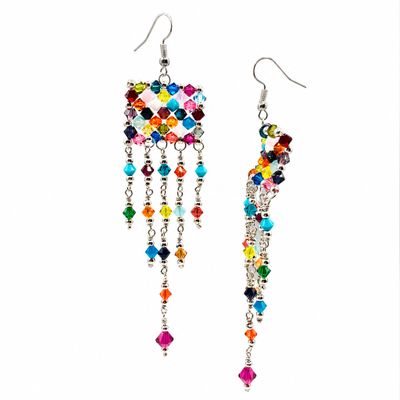 Aretes Lluvia arcoíris-46