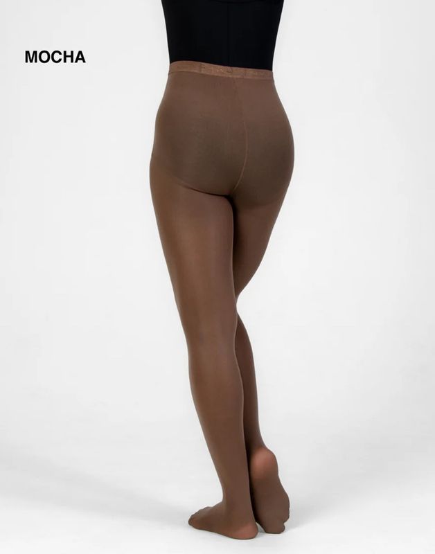 Total Stretch Seamless Soft Supplex Footed Tights