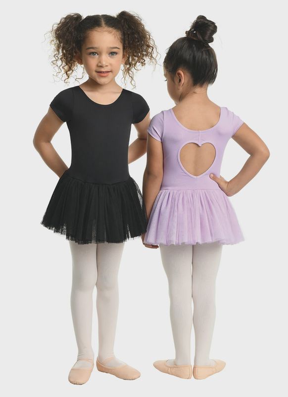Cap Sleeve Dress with Heart