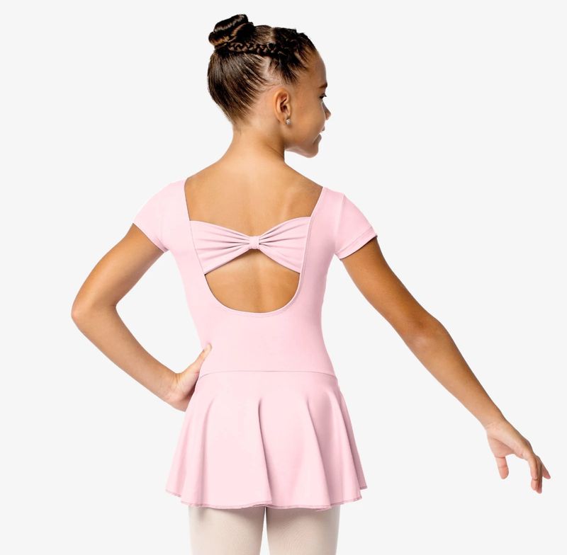 Christabel -  Cap Sleeve Bow Back Dance Dress