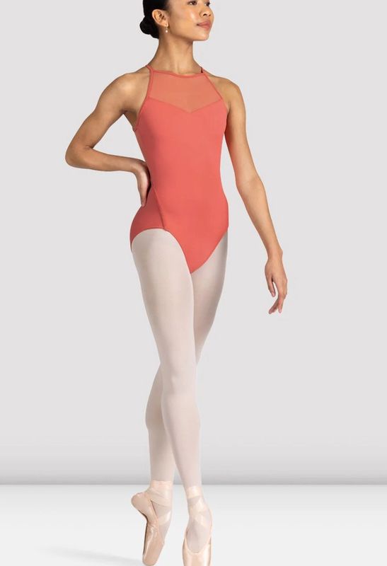 Cassia - High Neck Open Back Leotard - Adult