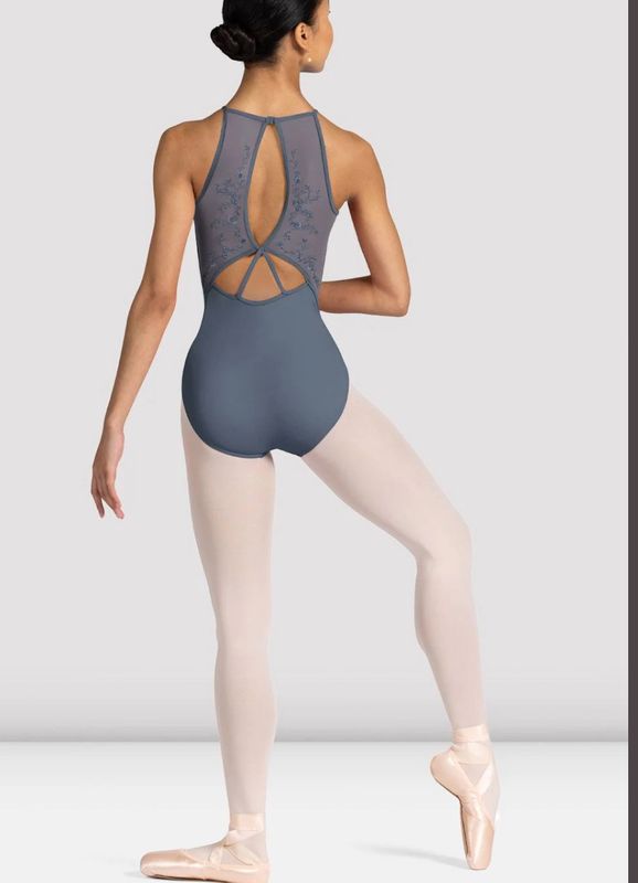 Cassia - High Neck Open Back Leotard - Adult