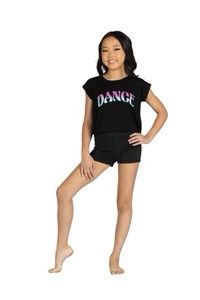 &quot;Dance&quot; Foil Dot Sequin T-Shirt - Adult