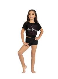 &quot;Keep Dancing&quot; Tie Back T-Shirt