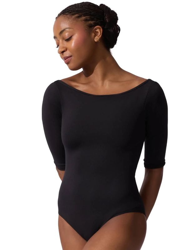 Boatneck 3/4 Sleeve Leotard - Adult