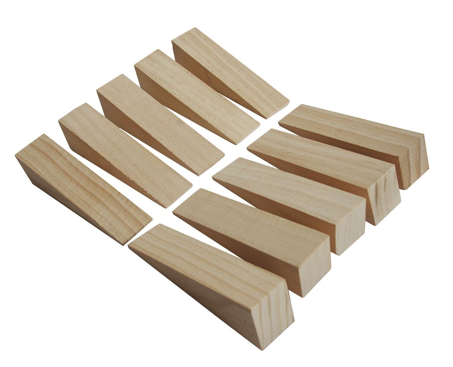 10 PCE WOODEN TIMBER WEDGE
