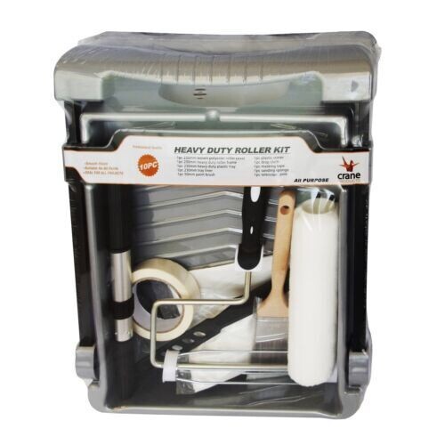 10 PCE ROLLER TRAY PAINTING TOOLS KIT